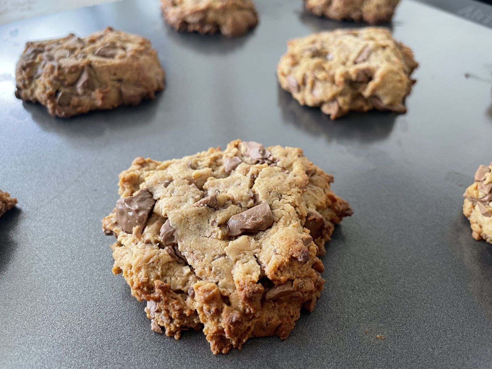Cookies cacahouète-amande-chocolat 