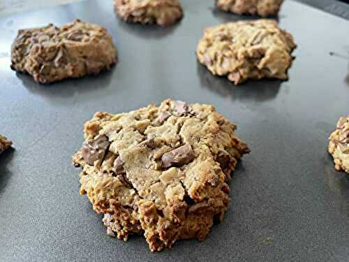 Cookies cacahouète-amande-chocolat 
