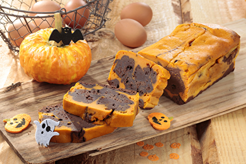 Cake d’Halloween au Potiron Chocolat
