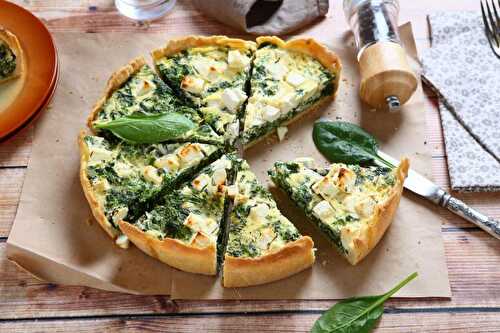 Quiche aux Epinards et Feta