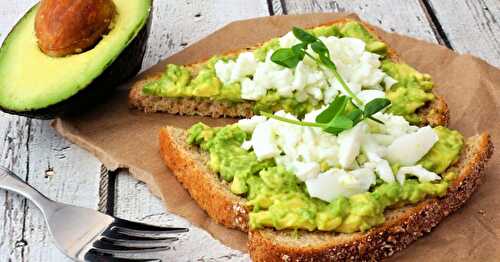 Tartines à l’Avocat et à l’Oeuf