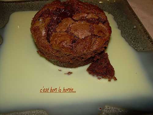 Biscuit coulant au chocolat - Quand Choupette et Papoune cuisinent