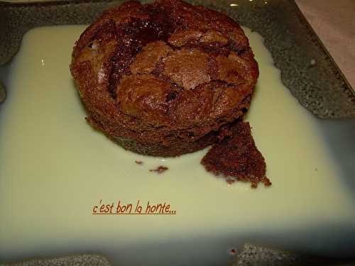 Biscuit coulant au chocolat