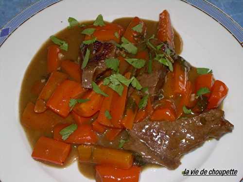 Boeuf aux carottes à la coriandre - Quand Choupette et Papoune cuisinent
