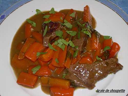 Boeuf aux carottes à la coriandre