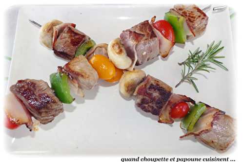 BROCHETTES MAISON VEAU ET BOEUF