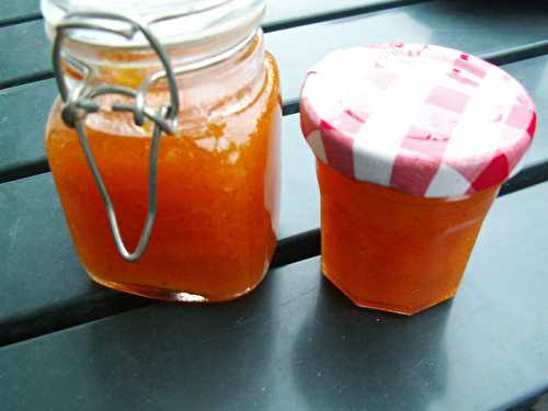 Confiture d'abricots en map