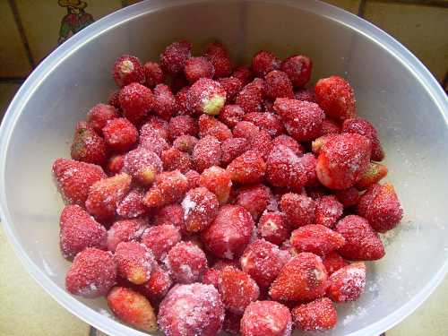 Conserves de fraises