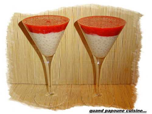 COUPE RISOTTO D'ORGE PERLE FRAISES AU BASILIC