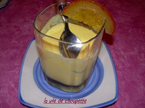 Crème patissière à l'orange et au cointreau