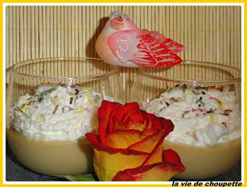 CURD AUX LITCHI ET SA CHANTILLY MAISON A LA ROSE