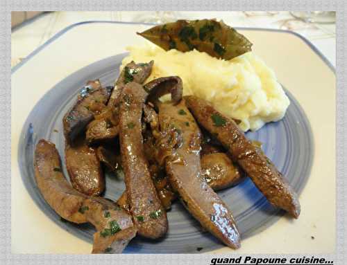 FOIE DE PORC A LA VENITIENNE