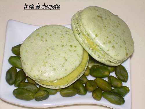 Macarons à la pistache