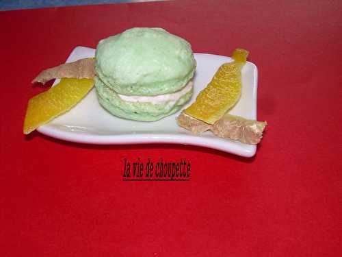 Macarons citron - gingembre