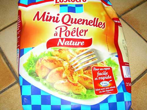 Mini quenelles à poêler