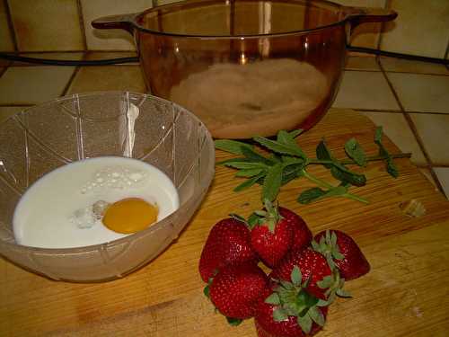 Muffins fraises et menthe - Quand Choupette et Papoune cuisinent