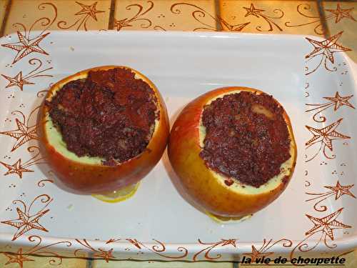 POMMES FARCIES AU BOUDIN NOIR