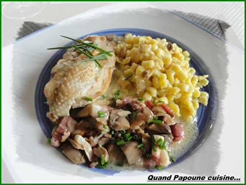 POULET FACON "COQ AU RIESLING"