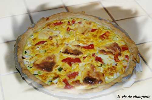 QUICHE AUX LEGUMES LA VACHE QUI RIT