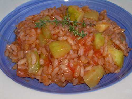 Risotto aux tomates