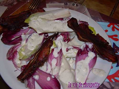 Salade d'endives très croquante