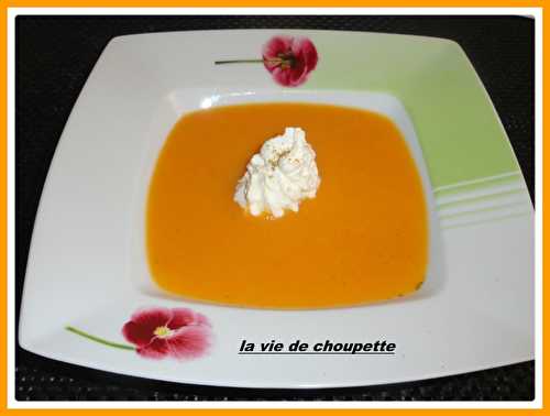 SOUPE DE CAROTTES