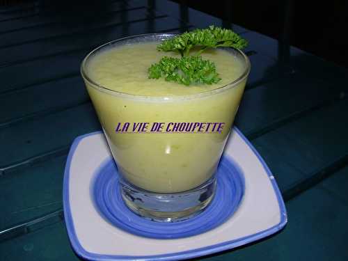 Soupe de courgettes