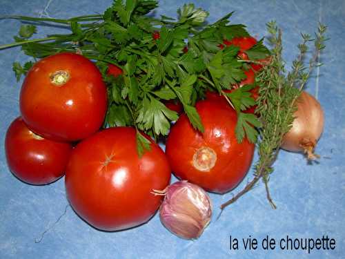 Soupe de tomates fraîches