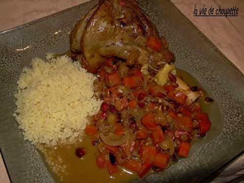 Tajine de souris d'agneau confites