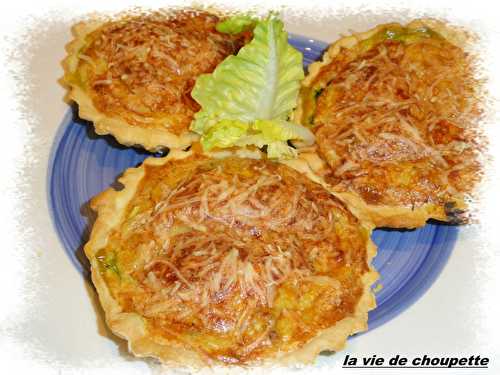 TARTELETTES SALEES EPINARDS-THON