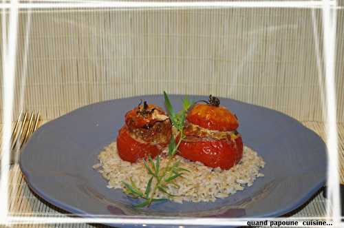 TOMATES FARCIES MAISON - RIZ