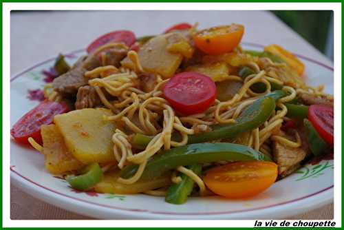 WOK AIGRE-DOUCE, PIMENT DOUX