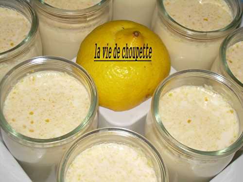 Yaourt au citron