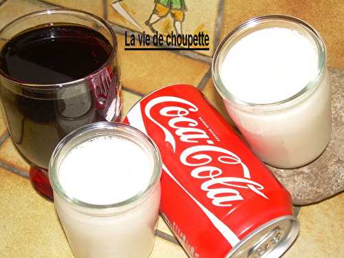Yaourts au coca cola - Quand Choupette et Papoune cuisinent