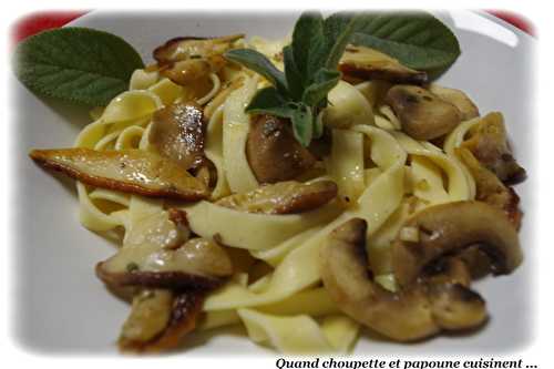 PAPPARDELLE AUX CEPES