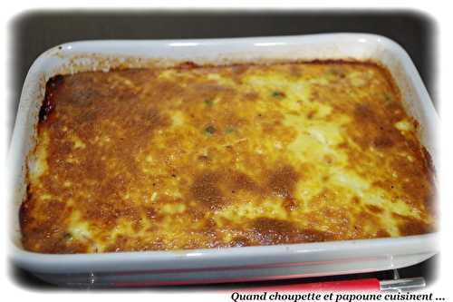 CLAFOUTIS AUX PETITS POIS