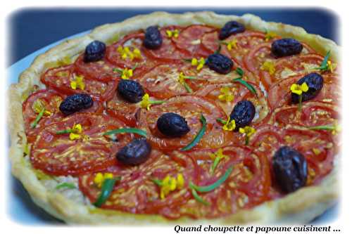 TARTE AU THON ET A LA TOMATE