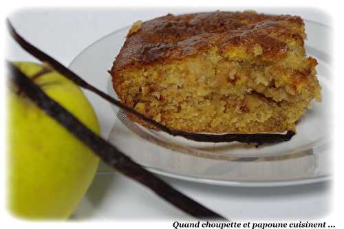 MOELLEUX AUX POMMES ET A LA CANNELLE