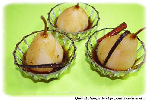 POIRE CUITE AU CARAMEL