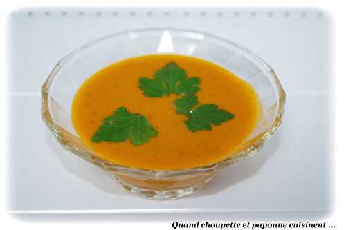 VELOUTE DE TOMATES