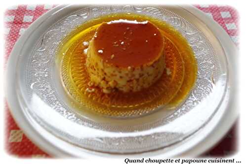 CREME RENVERSEE MASCARPONE ET CARAMEL