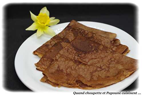 CREPES AU CHOCOLAT