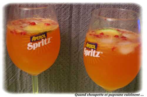 SPRITZ A LA VODKA ET JUS DE PAMPLEMOUSSE