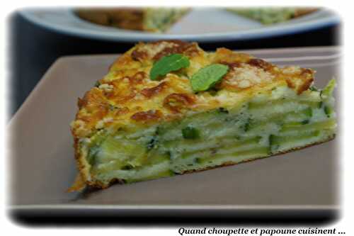 GÂTEAU INVISIBLE AUX COURGETTES