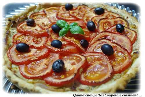 TARTE AU THON ET A LA TOMATE