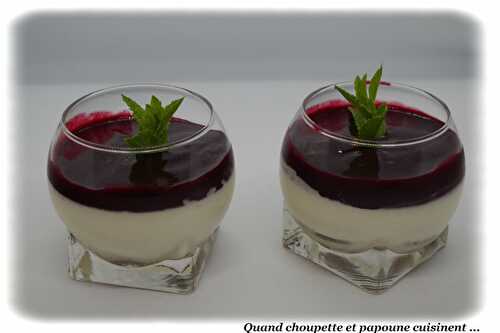 PANNA COTTA AUX FRUITS ROUGES