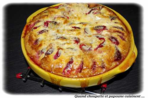 CLAFOUTIS AUSX QUETSCHES D'ALSACE ET CANNELLE