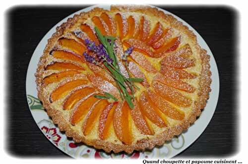 TARTE ABRICOTS A LA LAVANDE