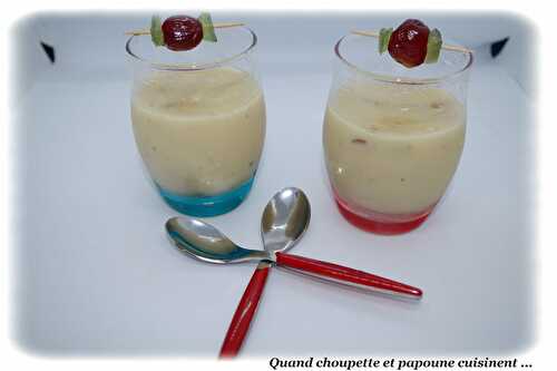 CREME AU RHUM ET AUX FRUITS CONFITS