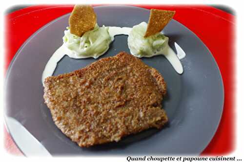 ESCALOPES DE VEAU PANEES AU CHIPS BRET'S ET SA SALADE DE CONCOMBRE